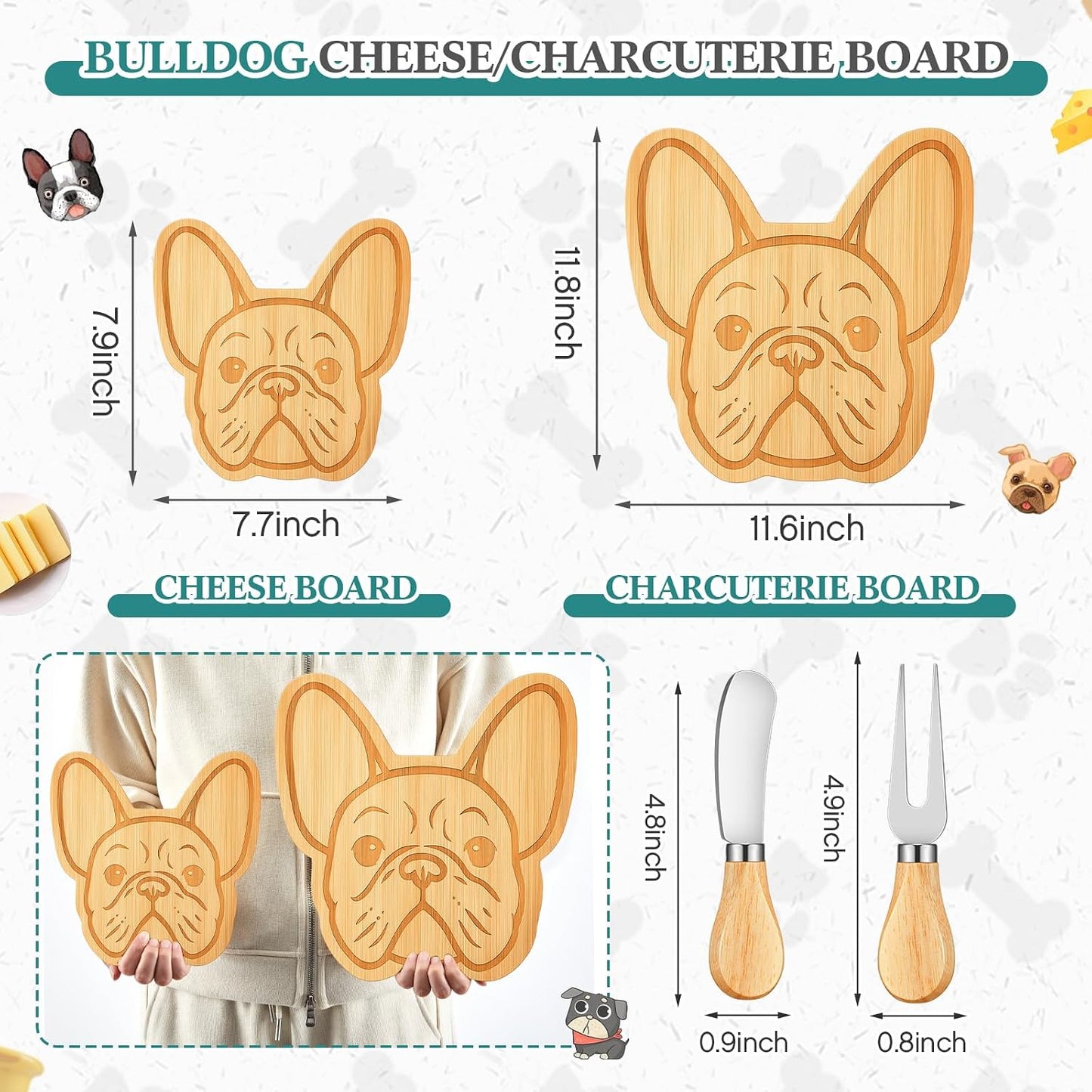 Ziliny Sea Turtle Shaped Cheese Board Set Small Charcuterie Cutting Board Wooden Platter with Knives Forks Funny Serving Trays Turtle Gift for women Christmas Party Kitchen Decoration