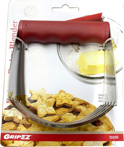 Norpro Grip-Ez Pastry Blender, Red