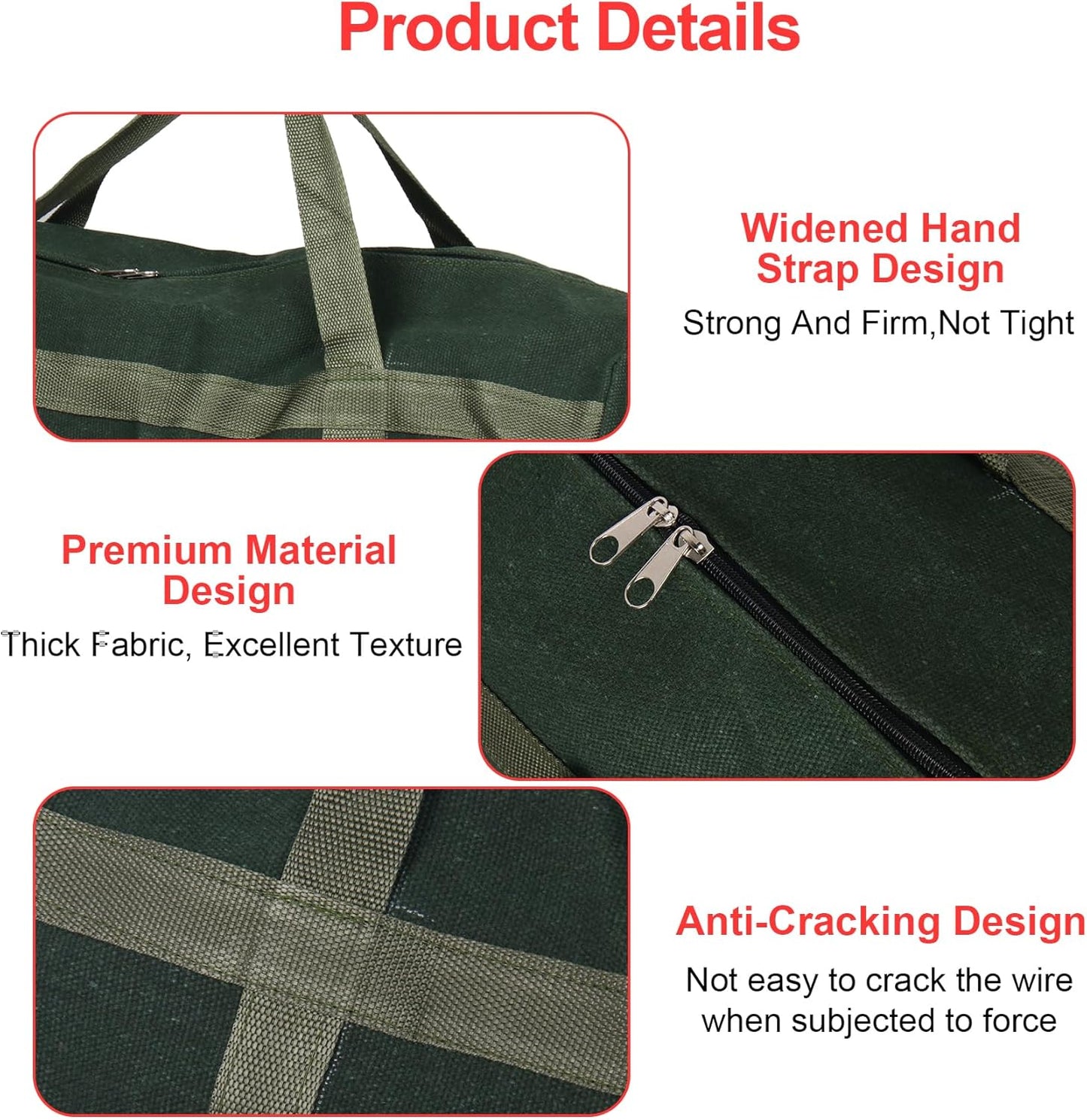 24" Grill Tool Storage Bag, Canvas, Black, Unisex, Classic Style, 60x24x24 cm/24 * 9.4 * 9.4 inches, Zipper Closure, Hand Strap, Perfect for Outdoor Grilling, Camping, Hiking