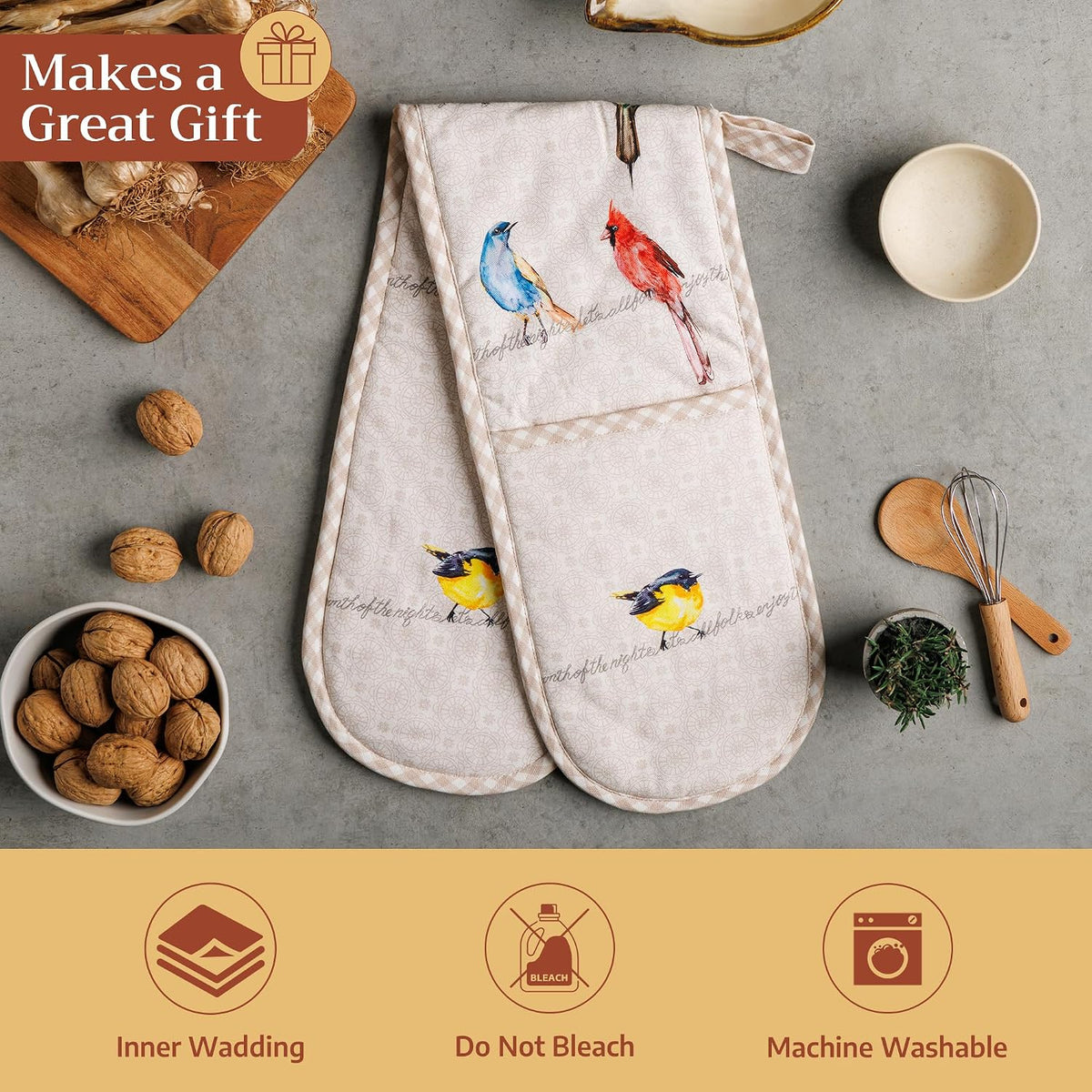 Maison d' Hermine Pot Holders 100% Cotton Potholders (8" x 8") - Colors B