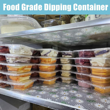 20-Pack 2 Compartment Snack Containers for Snack Prep – Reusable BPA-Free Leakproof Lunchable Snack Containers for Kids & Families, Portion Control Food Containers