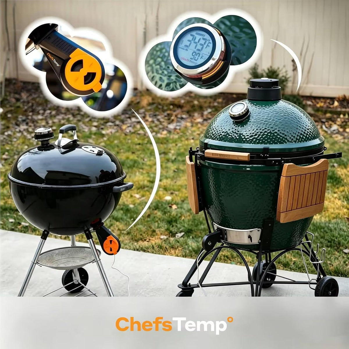 ProTemp S1 Patented Smart Grill Gauge Thermometer Hub Wi-Fi and Bluetooth
