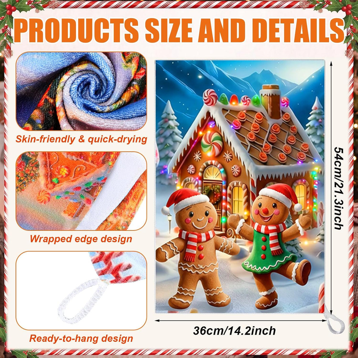 SiliFine 12 Pcs Fall Pumpkin Kitchen Towels Oven Mitts Pot Holders Set