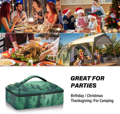 Casserole Carriers for Hot or Cold Food Reusable Casserole Dish Carrier Insulated Thermal Large Capacity Durable Perfect for Party Camping Family Gatherings Yellow Fish - Colors B
