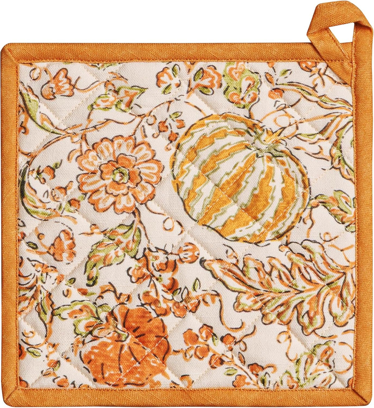 Maison d' Hermine 100% Cotton Oven Mitt & Pot Holder Set (7.5"x13" & 8"x8") - Colors C