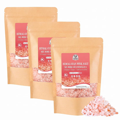 52USA Himalayan Pink Salt, Coarse Grain 1 lb, Salt for Grinder Refill