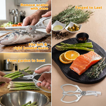 Kitchen Scissors Detachable Shears Poultry Shears with Sheath