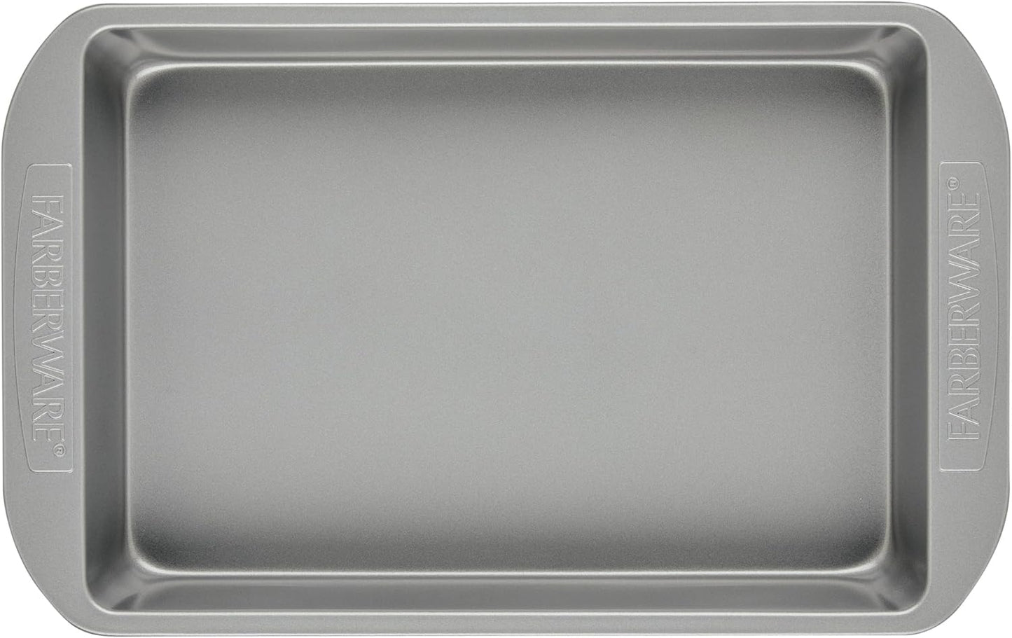 Farberware Nonstick Bakeware Rectangular Cake Pan with Lid, Cake Pans For Baking, 9-Inch x 13-Inch, Gray