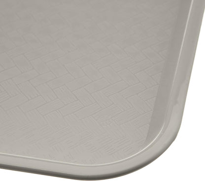 Carlisle FoodService Products CT101403 Cafe Standard Plastic Cafeteria/Fast Food Tray, NSF Certified, BPA Free, 14" Length x 10" Width, Black