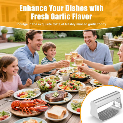 Garlic Press Rocker Rust Proof Kitchen Tool for Ginger