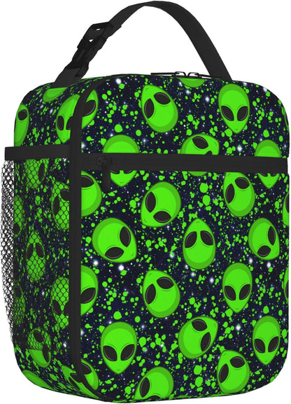 Dinosaur Volcano Insulated Lunch Bag for Women & Men, Reusable Leak-Proof Lunch Box with Cooler Compartment, Lunch Tote for Adults Work Travel Picnic Durable & Washable