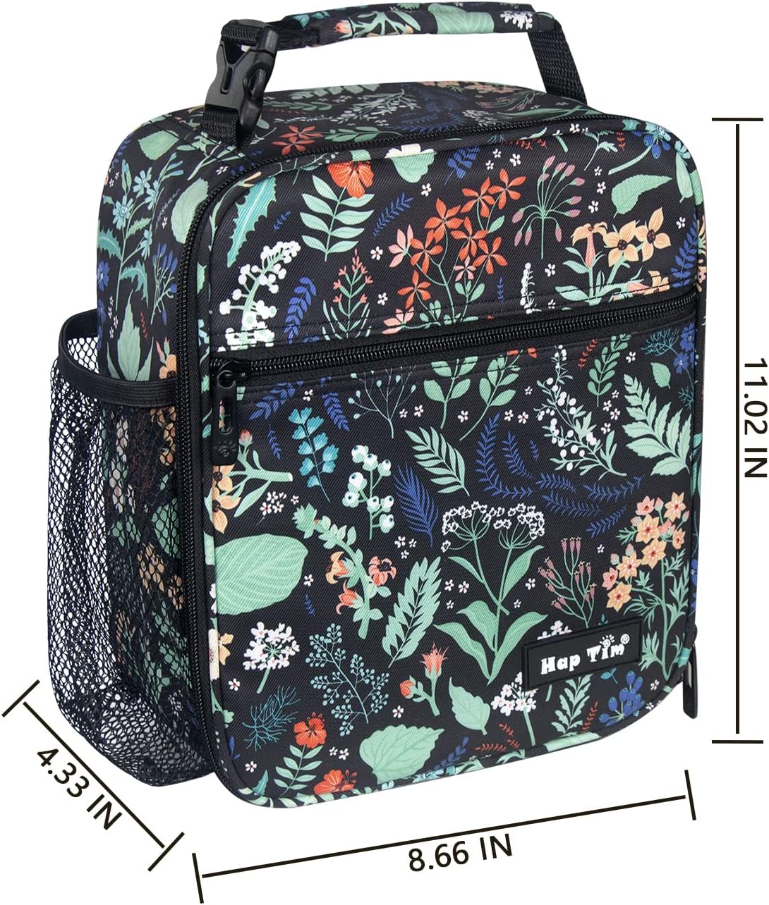 Hap Tim Kids Lunch Box for Girls Boys, Reusable Lunch Bag for Kids, Spacious Lunchbox, Insulated Lunchbag, Purple Unicorn(18654-PP)