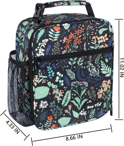 Hap Tim Kids Lunch Box for Girls Boys, Reusable Lunch Bag for Kids, Spacious Lunchbox, Insulated Lunchbag, Purple Unicorn(18654-PP)