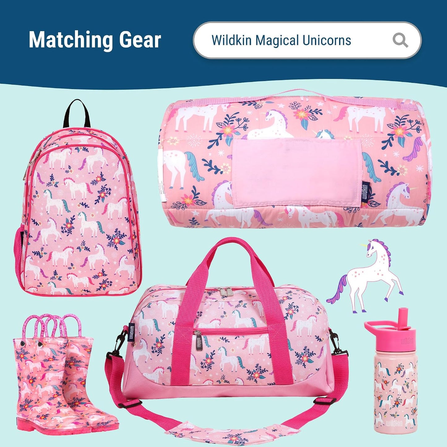 Wildkin Kids Insulated Lunch Box, Keeps Food Hot or Cold, BPA-Free with Mesh Pockets & Easy-Clean Lining – Ideal for School, Travel & Daycare – Holographic