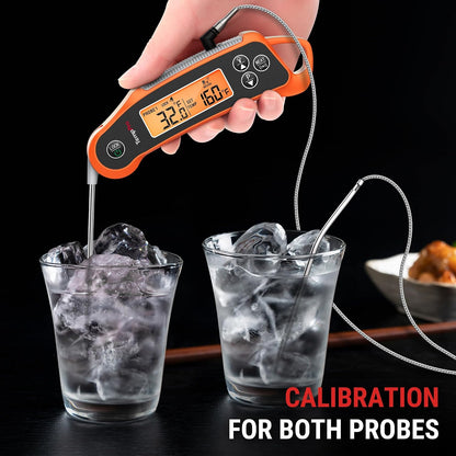 TempPro TempSwift 2 Probes Meat Thermometer Digital with 2 Display Channels