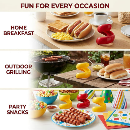 Manual Fancy Sausage Cutter, Cyclone Barbecue Sausage Spiral Barbecue Hot Dogs Cutter Slicer Peelers, Peelers