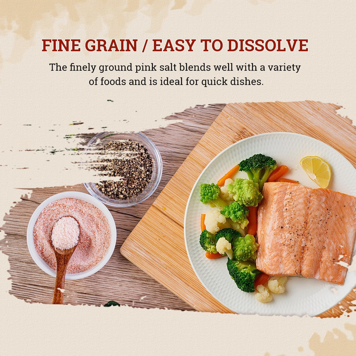 52USA Himalayan Pink Salt, Coarse Grain 1 lb, Salt for Grinder Refill