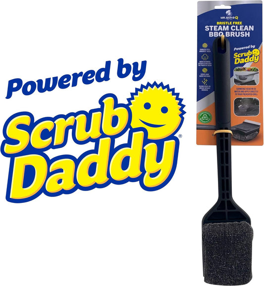 Mr. Bar-B-Q Steam Clean BBQ Brush Powered by Scrub Daddy