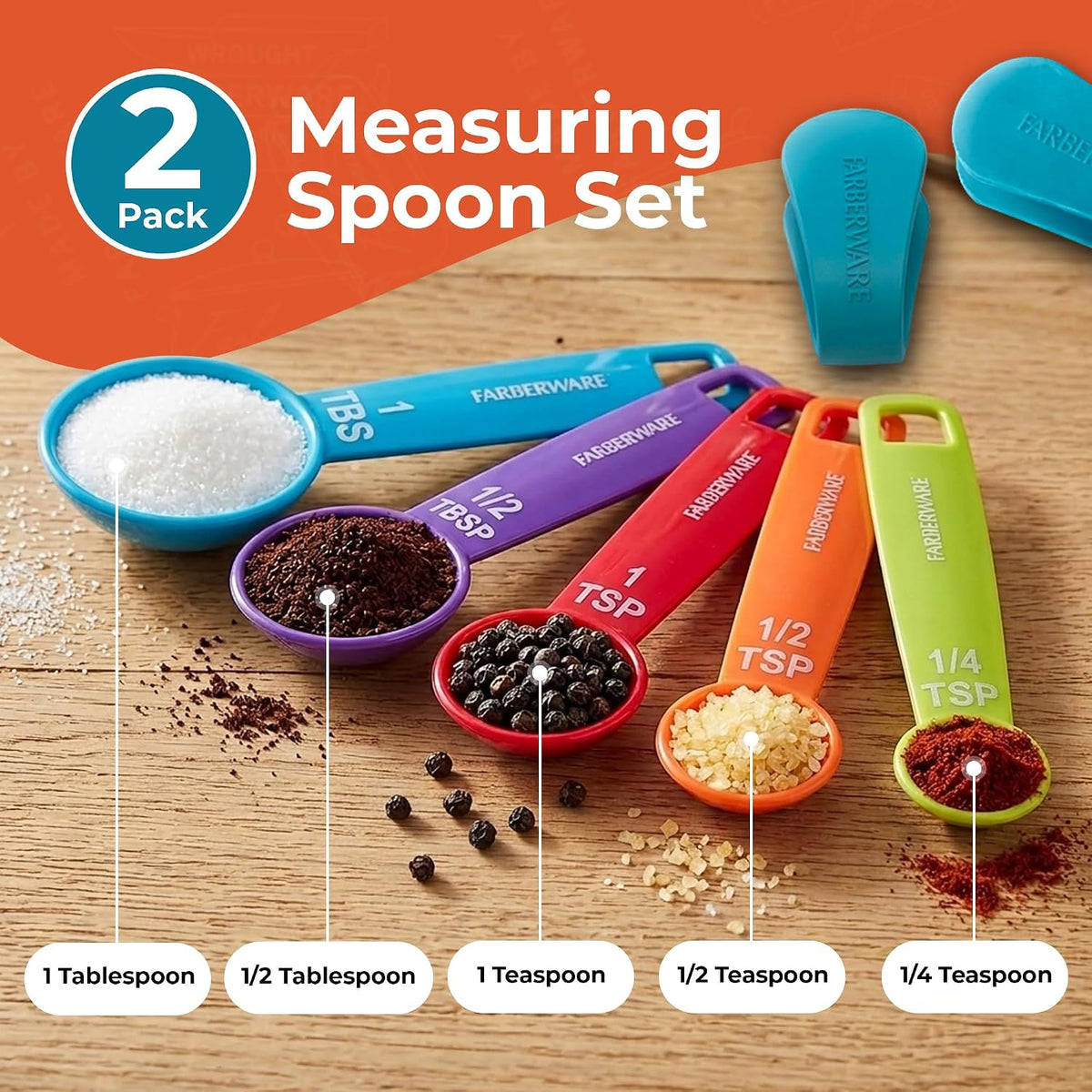 Farberware Professional Kitchen Measuring Spoons - Set of 5
