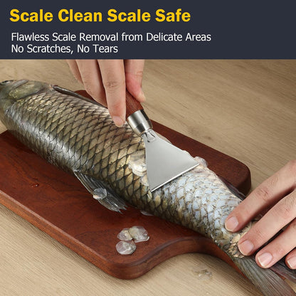 Fish Scaler Stainless Stee Fish Scale Remover Fish Descaler Fish Cleaner Fish Scraper Tool