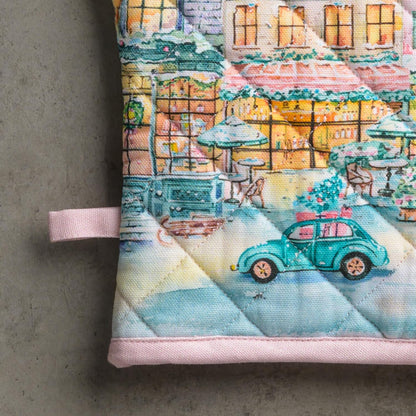 Maison d' Hermine Pot Holders 100% Cotton Potholders (8" x 8") - Colors A
