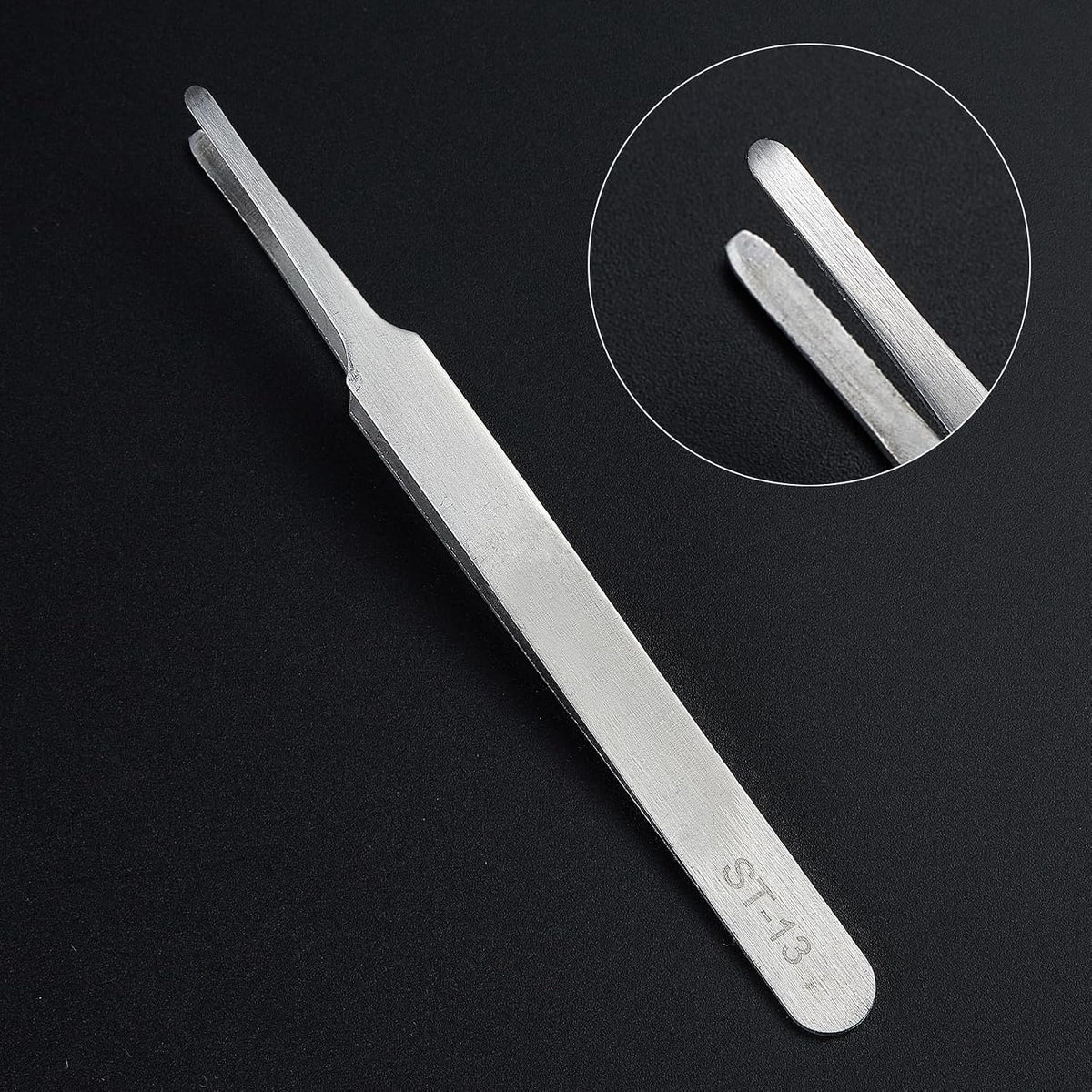 Precision Tweezers Set,Upgraded Stainless Steel of Craft Tweezers - Extra Fine,Angled,Blunt Tips for Electronics,Hobby, Industrial,Laboratory Work,Jewelry-Making,Model,Cooking