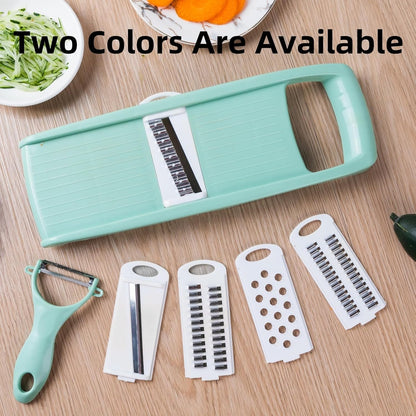Mandoline Slicer for Kitchen 7-in-1 Mandoline Food Slicer,Potato/Cheese/Vegetable/Carrot/Cucumber Grater,Cutter, Grinder,Waffle Fry Cutter,Julienne Peeler