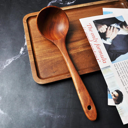 Wooden Spoons for Cooking, Natural Teak Wooden Kitchen Utensils Set Wooden Utensils for Cooking Wooden Cooking Utensils Wooden Spatulas for Cooking (10)
