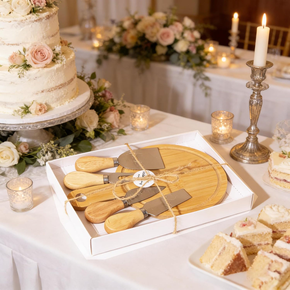 4 Set Bridal Shower Game Prizes for Winners, Cheese Board Gifts for Guests