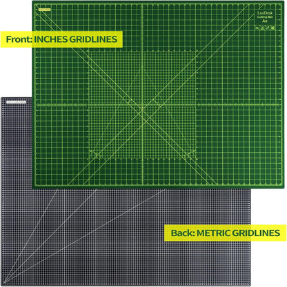 Self Healing Cutting Mat A0, 36 x 48 in 5-Layer Double-Sided Rotary Sewing Mat, Large Craft Cutting Board Suitable for Fabric Cutting, Sewing, Crafts, and Quilting