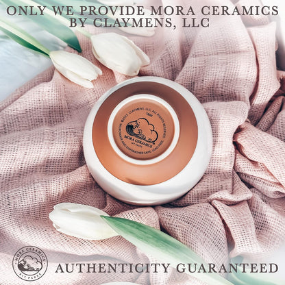 Mora Ceramic Artisan Matte Small Dessert Bowls - 16oz, Set of 6 - Microwave, Oven and Dishwasher Safe, For Rice, Ice Cream, Soup, Snacks, Cereal, Chili, Side Dishes etc - Microwavable Kitchen Bowl