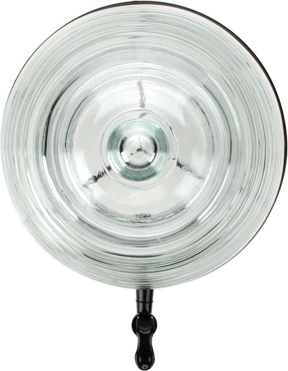 Core 2.4 Gallon Glass Beverage Dispenser with Metal Stand