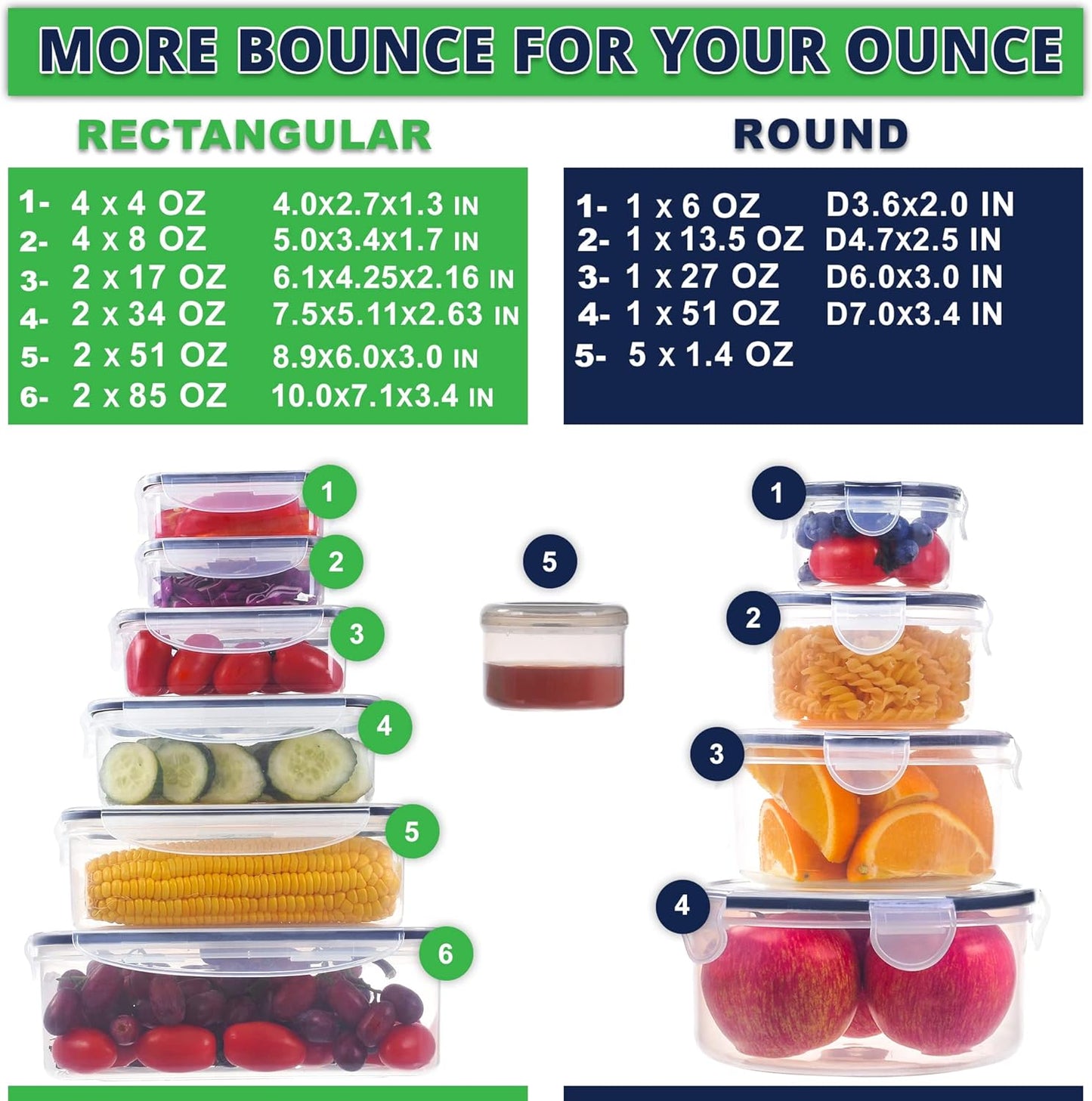 70 Pcs Large Food Storage Containers with Lids Airtight-2500ML to Small Box,Total 22812 ML Stackable Kitchen Bowls Set(35 Containers,35 Lids)-BPA Free Leak proof Plastic Boxes-Microwave safe