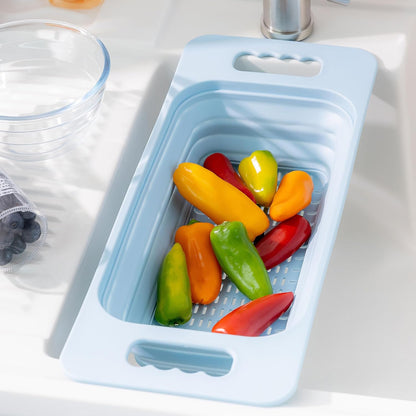 SAMMART Over The Sink Rectangular Colander (Sea Angel)