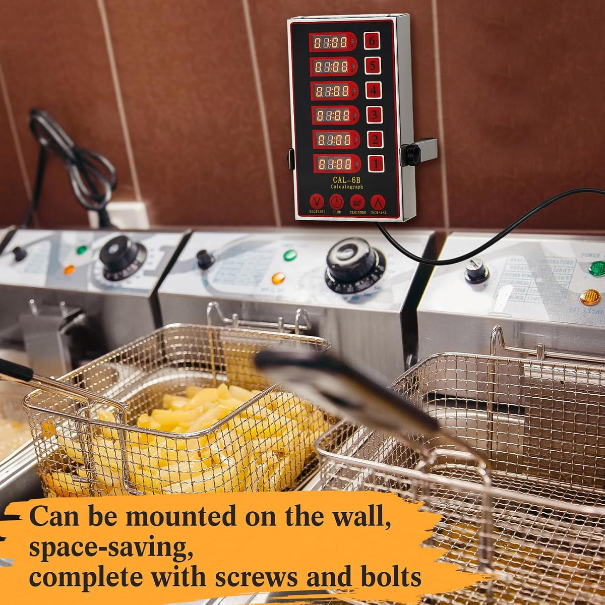 Relaxweex Commercial Digital Kitchen Timer for Cooking, 8 Channel
