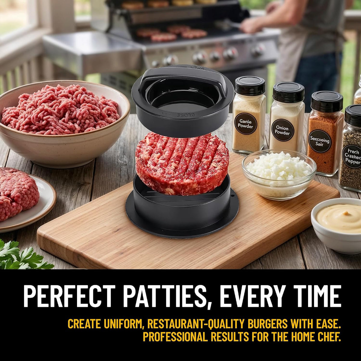 Kaluns BBQ Grilling Accessories, Grilling Gifts for Men Dad, Grill Tools for Outdoor Grill, Heavy Duty Stainless Steel Grill Set with Spatula, Tongs, Fork, Brush, & Grilling Mat, Best BBQ Gifts
