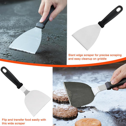 DY DECENT FAMILY 40PCS Griddle Accessories Kit, Flat Top Grill Accessories Set for Outdoor Barbecue. Griddle Accessories Set with Basting Cover, Spatula, Scraper, Burger Press, Tongs, Cleaning Kit