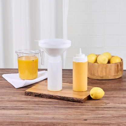 Restaurantware 8 oz White Plastic Funnel