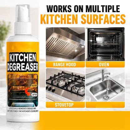 Apiastar Greasekiller Spray,4FL.OZ Greasekiller Spray Grill Cleaner,Greasekillers Bbq Sprays, Heavy Duty Grill Degreaser Sprays, for Outdoor Grill, Air fryer, Kitchen, Oven (1PCS)