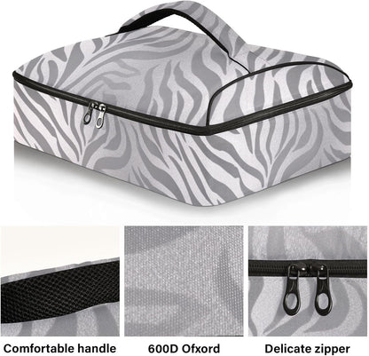 Casserole Carriers for Hot or Cold Food Reusable Casserole Dish Carrier Insulated Thermal Large Capacity Durable Perfect for Party Camping Family Gatherings Yellow Fish - Colors B