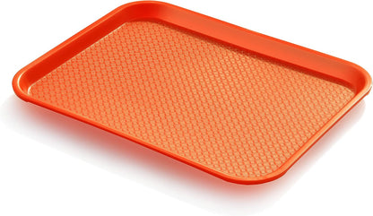 New Star Foodservice Fast Food Tray, Set of 12 (Black, 12 by 16-Inch)