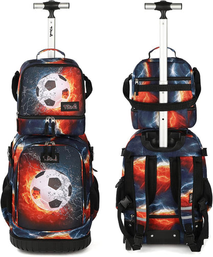 Tilami Lunch Bags Insulated Adjustable Strap Zipper, Two Compartments Cooler Bags, Bento Bags for Kids Toddlers (Blue)