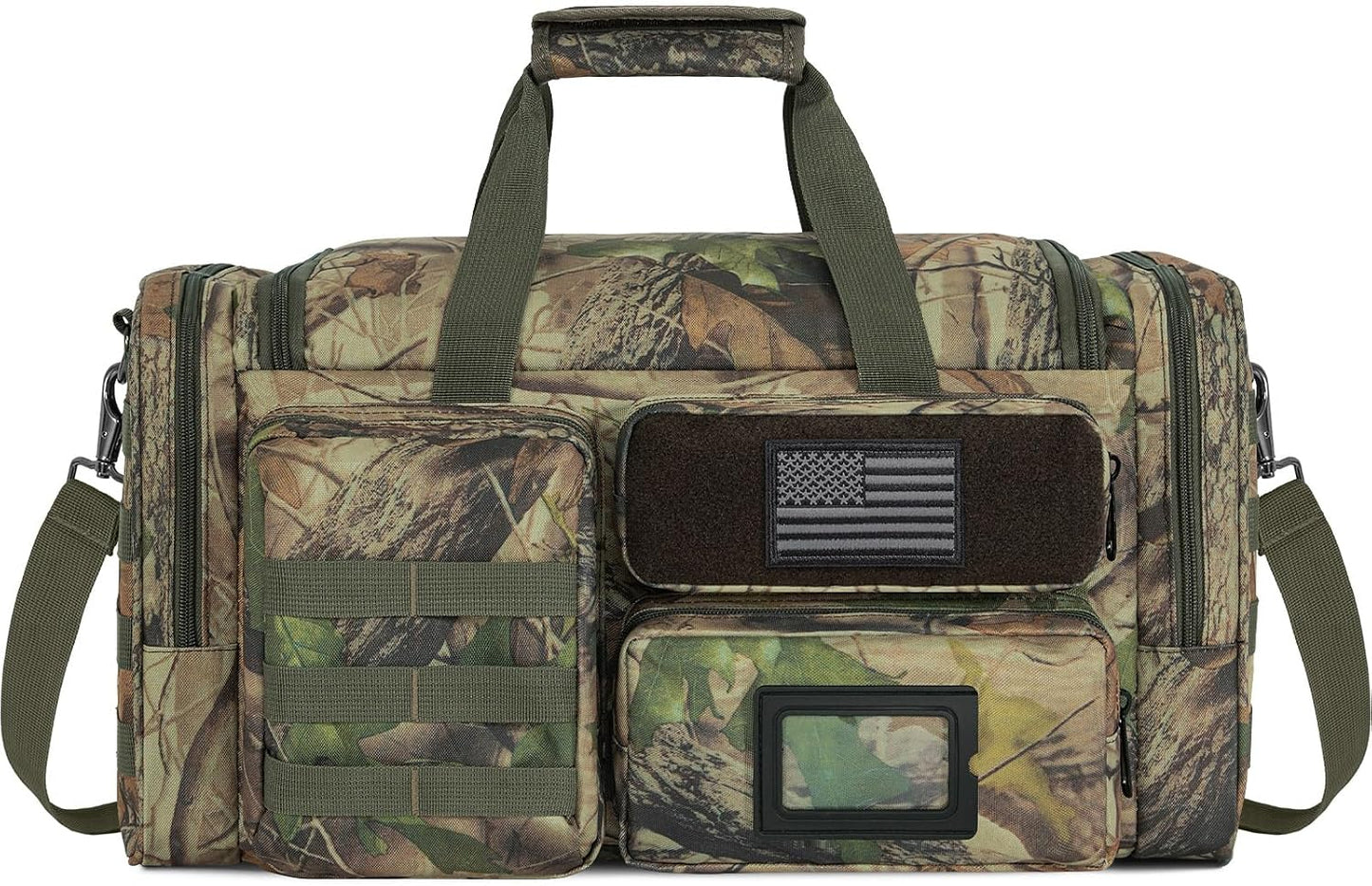 Tactical Pistol Range Bag, Gun Range Bag for Handguns, Shooting Duffle Range Pistol Bag with 6X Magazine Slots, Extra Pockets for Ammo and Essentials