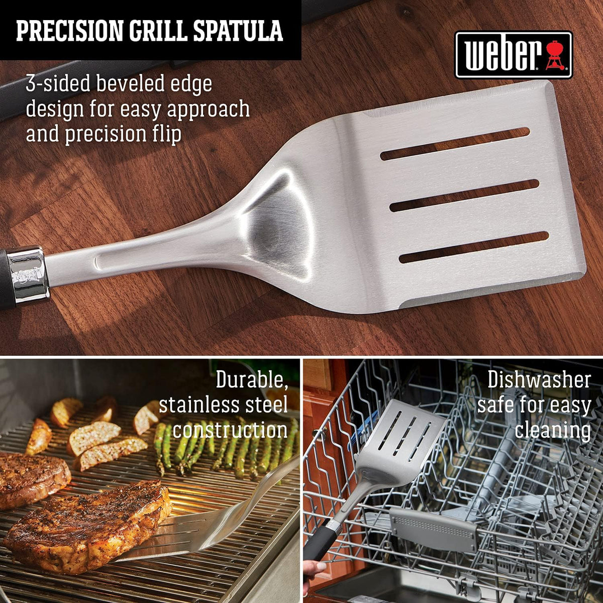 Weber® Precision Grilling Tool Set, 3‑Piece