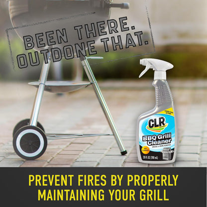 CLR Clean & Ready Grill, BBQ Grill Cleaner, 26 Ounce Spray Bottle, PB-BBQ-26