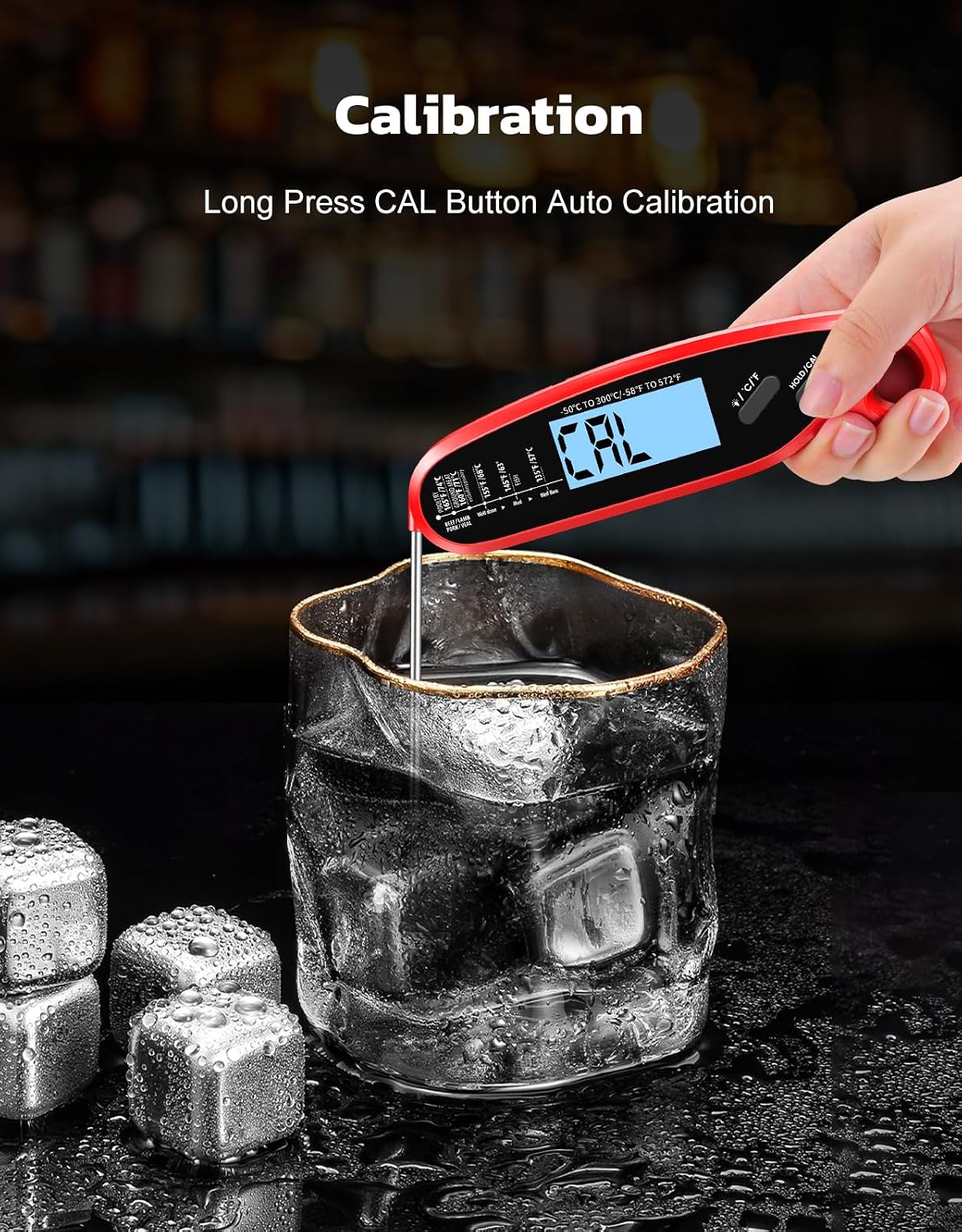 Instant Read Meat Thermometer Digital for Cooking with Dual Probe