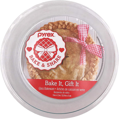 Pyrex Glass Bakeware Pie Plate 9" x 1.2"