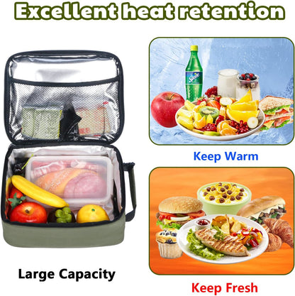 Hap Tim Kids Lunch Box for Girls Boys, Reusable Lunch Bag for Kids, Spacious Lunchbox, Insulated Lunchbag, Purple Unicorn(18654-PP)