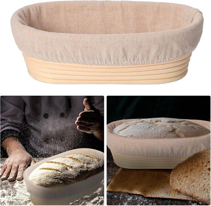 Ziliny 6 Pcs Banneton Bread Proofing Baskets for Sourdough,9 Inch,Round