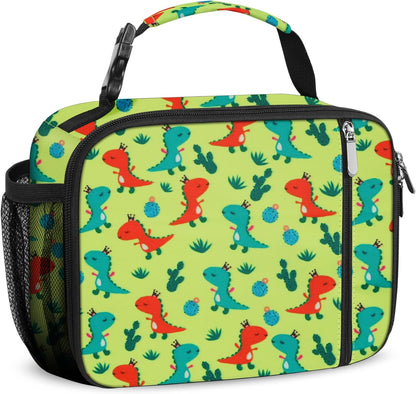 esouler Lunch Box Kids Insulated Lunch Bag for Boys & Girls Durable Children Lunchbox for School with Water Bottle Holder-Black